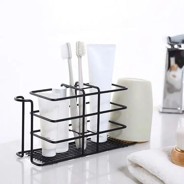 hooks & rails stainless steel bathroom toothbrush holder toothpaste stand rustproof metal storage case
hooks & rails stainless steel bathroom toothbrush holder toothpaste stand rustproof metal storage case