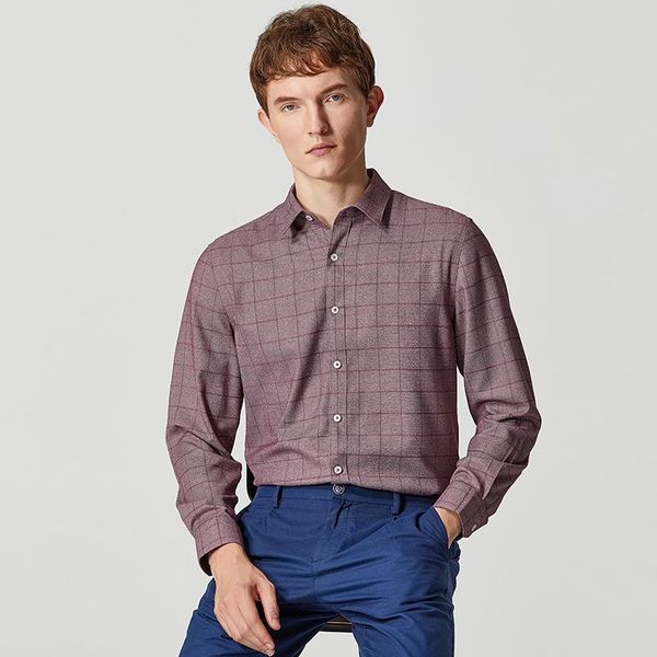 men's casual shirts long-sleeved flannel cotton fashion business plaid slim-fit korean style trendy 82105, White;black
men's casual shirts long-sleeved flannel cotton fashion business plaid slim-fit korean style trendy 82105, White;black