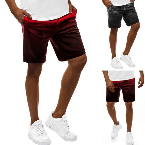 men's summer gradient pockets inside training sports elastic waist breathable running shorts for men, White;black
men's summer gradient pockets inside training sports elastic waist breathable running shorts for men, White;black