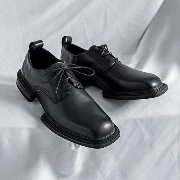 dress shoes yomior luxury designer square toe men vintage leather widened sole british formal loafers black lace-up men's
dress shoes yomior luxury designer square toe men vintage leather widened sole british formal loafers black lace-up men's
