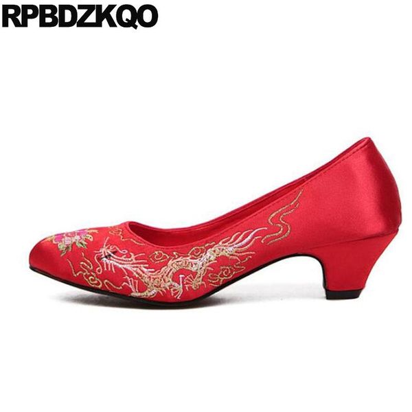dress shoes flower size 4 34 ladies red satin 2021 pumps kitten embroidery embroidered wedding bride medium heels round toe silk, Black
dress shoes flower size 4 34 ladies red satin 2021 pumps kitten embroidery embroidered wedding bride medium heels round toe silk, Black