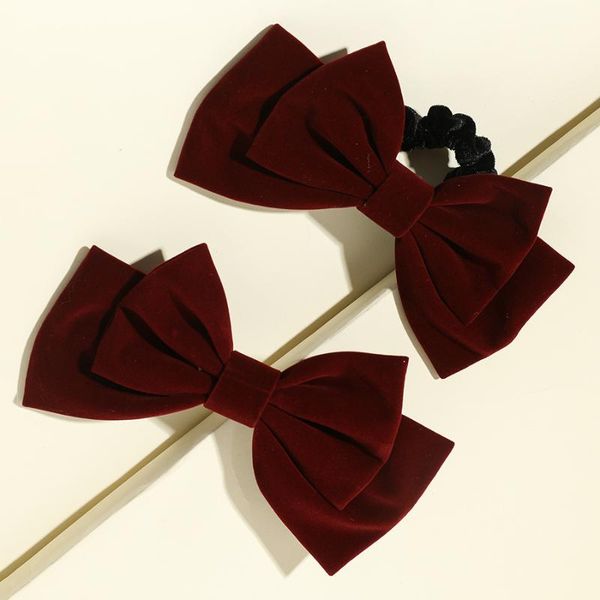 hair accessories vintage large velvet bow clip for women girls korean red wine ties hairpins cute
hair accessories vintage large velvet bow clip for women girls korean red wine ties hairpins cute