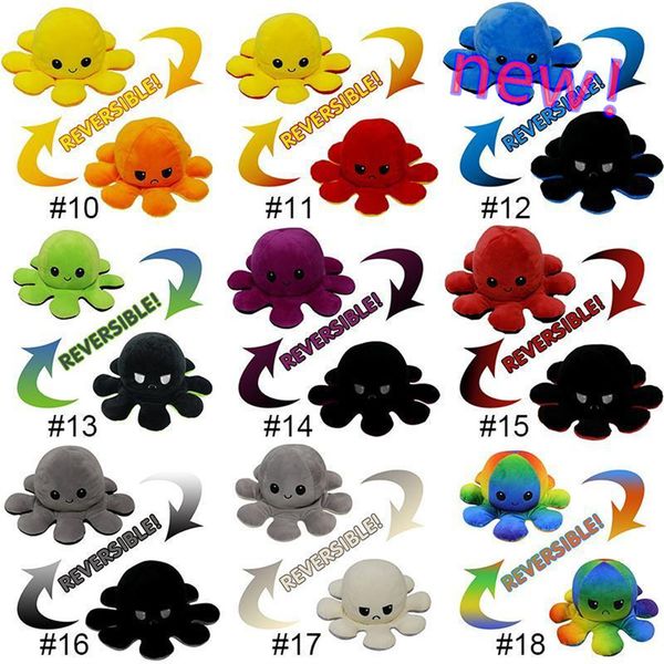 dhl wholesale reversible flip ocs stuffed plush dolls party favor soft cute happy angry moods colors changed animal release stress toys
dhl wholesale reversible flip ocs stuffed plush dolls party favor soft cute happy angry moods colors changed animal release stress toys