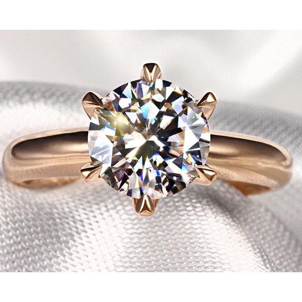 cluster rings classic 18k rose gold ring 6 smooth edges moissanite jewelry engagement anniversary for gift, Golden;silver
cluster rings classic 18k rose gold ring 6 smooth edges moissanite jewelry engagement anniversary for gift, Golden;silver
