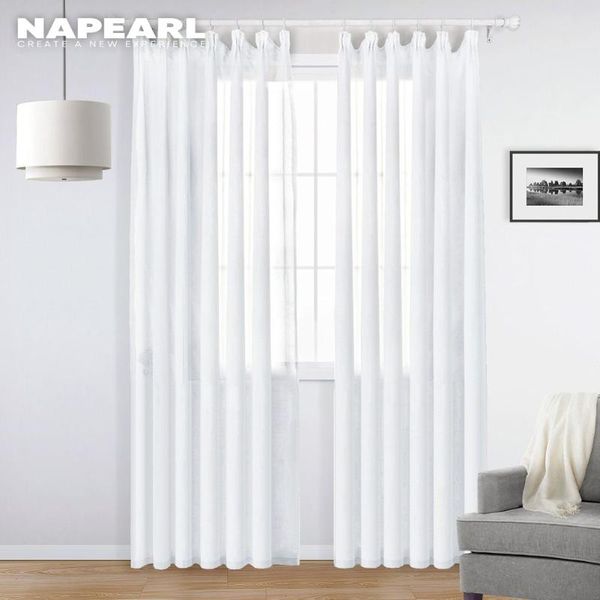 napearl white sheer curtains for living room tulle curtain bedroom window treatment finished voile drape decoration
napearl white sheer curtains for living room tulle curtain bedroom window treatment finished voile drape decoration