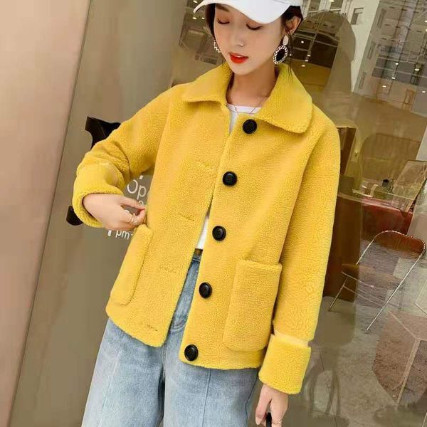 women 2021 autumn fur coats lamb real sheep tosh skin of female wool ladies single breasted outcoat outwear y136 v056, Black
women 2021 autumn fur coats lamb real sheep tosh skin of female wool ladies single breasted outcoat outwear y136 v056, Black