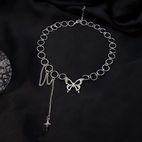 chokers fashion long tassel punk retro clavicle choker women jewelry necklaces link chain necklace 2021 hollow circle butterfly, Golden;silver
chokers fashion long tassel punk retro clavicle choker women jewelry necklaces link chain necklace 2021 hollow circle butterfly, Golden;silver