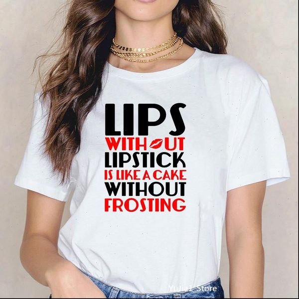 femme hipster streetwear red lips make up letters print vogue t shirt women funny graphic tshirt, White
femme hipster streetwear red lips make up letters print vogue t shirt women funny graphic tshirt, White