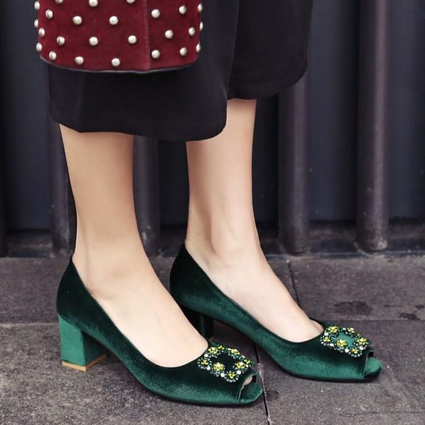 dress shoes us4-11 womens velvet peep toe high block chunky heels pumps rhinestones crystal banquet square buckle 6colors c671, Black
dress shoes us4-11 womens velvet peep toe high block chunky heels pumps rhinestones crystal banquet square buckle 6colors c671, Black