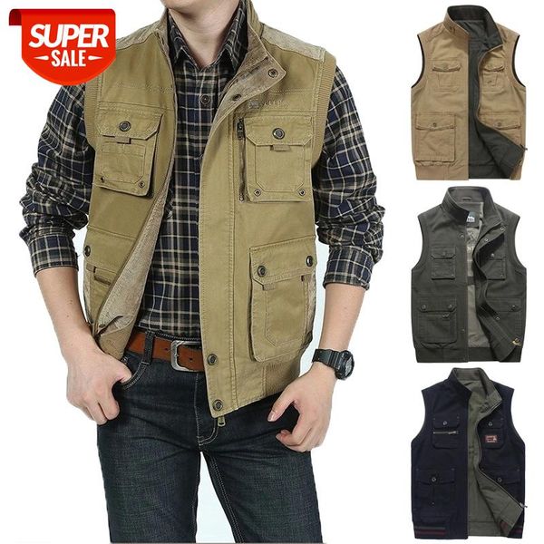Brand Outwear Vest Men Multi Pocket Sleeveless Jacket Men Plus Size 7XL 8XL Photographer Waistcoat Male Double-sided Vest Homme #vL7k, Black;white
Brand Outwear Vest Men Multi Pocket Sleeveless Jacket Men Plus Size 7XL 8XL Photographer Waistcoat Male Double-sided Vest Homme #vL7k, Black;white