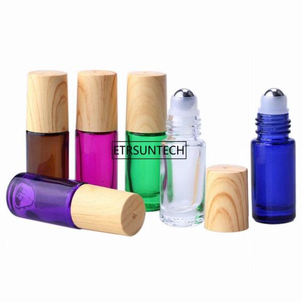 storage bottles & jars 100pcs 5ml glass essential oil roller with metal balls perfumes balms roll on f3319
storage bottles & jars 100pcs 5ml glass essential oil roller with metal balls perfumes balms roll on f3319
