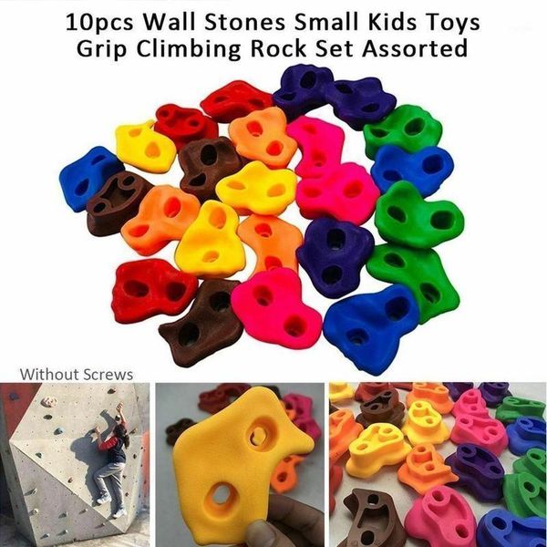 10pcs mixed color plastic children kids rock climbing grip wood hand holds feet wall kits stones random o1p5 cords, slings and webbing1
10pcs mixed color plastic children kids rock climbing grip wood hand holds feet wall kits stones random o1p5 cords, slings and webbing1