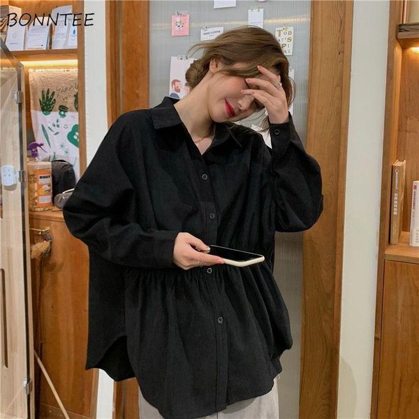 women's blouses & shirts women spring pure color korean style female bf long sleeve leisure all-match turn down collar harajuku mujer r, White
women's blouses & shirts women spring pure color korean style female bf long sleeve leisure all-match turn down collar harajuku mujer r, White