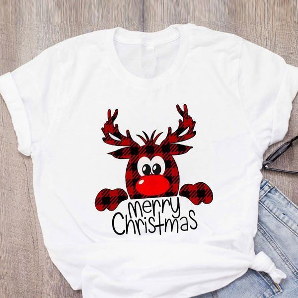 women graphic cartoon plaid deer cute funny 90s clothes merry christmas print lady tees clothing female t shirt t-shirt, White
women graphic cartoon plaid deer cute funny 90s clothes merry christmas print lady tees clothing female t shirt t-shirt, White