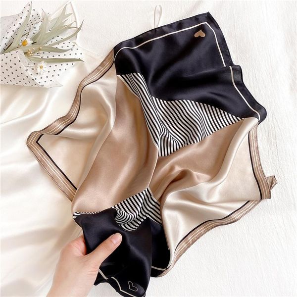 scarves 100% real silk scarf women spring summer fashion plaid square neck hairband small kerchief foulard female bandana, Blue;gray
scarves 100% real silk scarf women spring summer fashion plaid square neck hairband small kerchief foulard female bandana, Blue;gray