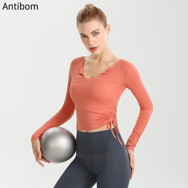 yoga outfits antibom shirt women long sleeves gym tie waist design polyester soft stretch skinny material solid color sportswear, White;red
yoga outfits antibom shirt women long sleeves gym tie waist design polyester soft stretch skinny material solid color sportswear, White;red