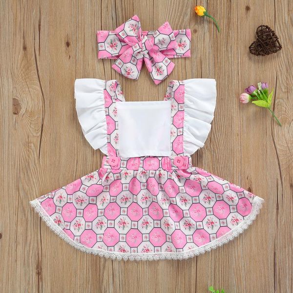 clothing sets 2 pcs born summer outfits, baby girls color block printed ruffle sleeve square collar dress + headband, White
clothing sets 2 pcs born summer outfits, baby girls color block printed ruffle sleeve square collar dress + headband, White