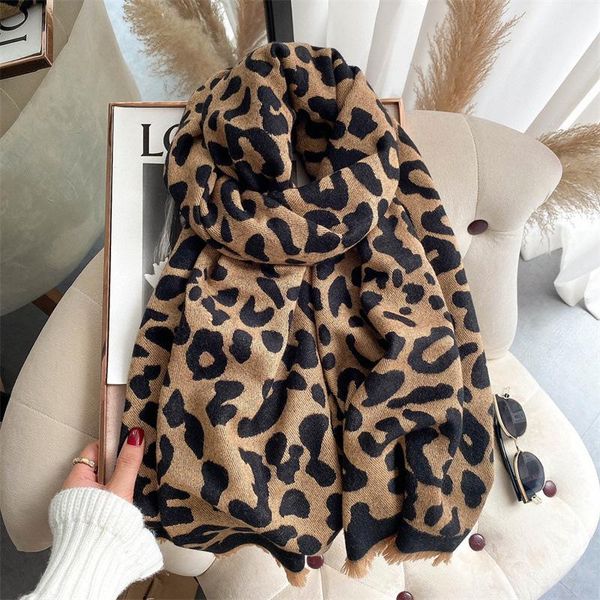 berets women's autumn and winter scarf fashion leopard print pattern hundred match shawl trend thickening paragraph warm, Blue;gray
berets women's autumn and winter scarf fashion leopard print pattern hundred match shawl trend thickening paragraph warm, Blue;gray