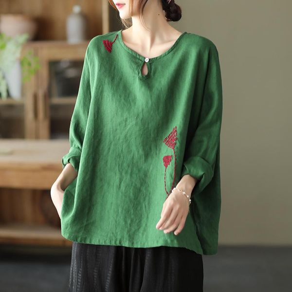 women's t-shirt thin women t shirt big size 2021 autumn spring linen o neck long sleeve loose pullovers fashion, White
women's t-shirt thin women t shirt big size 2021 autumn spring linen o neck long sleeve loose pullovers fashion, White