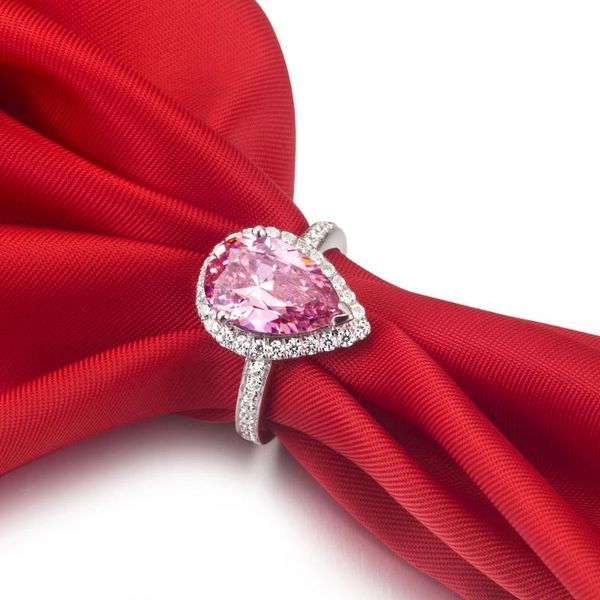 cluster rings 18k white gold classic 3ct pear jewelry light pink lovely diamond ring pave semi mount au750 quality, Golden;silver
cluster rings 18k white gold classic 3ct pear jewelry light pink lovely diamond ring pave semi mount au750 quality, Golden;silver