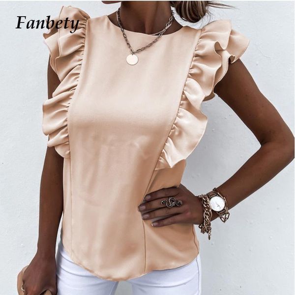 women's blouses & shirts elegant solid sleeveless women ruffle blouse 2021 summer fashion tie-up backless ladies casual simple blu, White
women's blouses & shirts elegant solid sleeveless women ruffle blouse 2021 summer fashion tie-up backless ladies casual simple blu, White