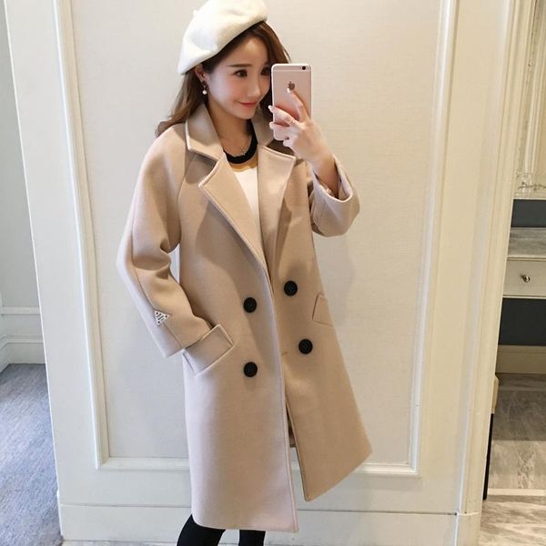 women's wool & blends kmetram 2021 coat female jacket autumn winter women korean long woolen coats vintage jackets chaqueta mujer my228, Black
women's wool & blends kmetram 2021 coat female jacket autumn winter women korean long woolen coats vintage jackets chaqueta mujer my228, Black