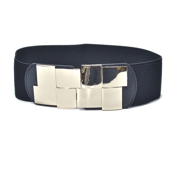 korean women's wide waistband 6.5cm elastic belt simple mirror versatile waistband, Black;brown
korean women's wide waistband 6.5cm elastic belt simple mirror versatile waistband, Black;brown