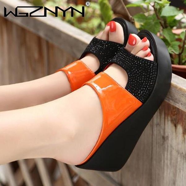2021 women slippers platform 2021 new sandals women pu leather wedges shoes mixed colors high heels slippers slip, Black
2021 women slippers platform 2021 new sandals women pu leather wedges shoes mixed colors high heels slippers slip, Black
