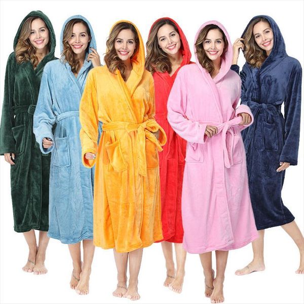 thicken hooded long robe women sleepwear gown kimono bathrobe flannel nightgown loose winter warm nightwear lingerie, Black;red
thicken hooded long robe women sleepwear gown kimono bathrobe flannel nightgown loose winter warm nightwear lingerie, Black;red
