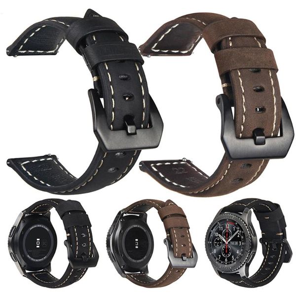 watch bands genuine leather strap replacement steel metal buckle 20/22mm classic loop bracelet for samsung galaxy active 2 gear s2 s3, Black;brown
watch bands genuine leather strap replacement steel metal buckle 20/22mm classic loop bracelet for samsung galaxy active 2 gear s2 s3, Black;brown