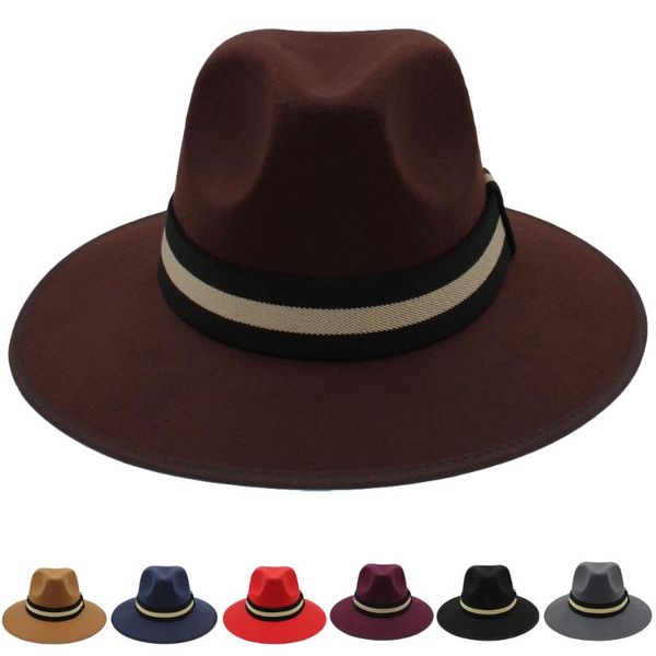 wide brim hats men women panama classical sunhats fedora caps trilby jazz outdoor travel party street style size us 7 1/4 uk, Blue;gray
wide brim hats men women panama classical sunhats fedora caps trilby jazz outdoor travel party street style size us 7 1/4 uk, Blue;gray