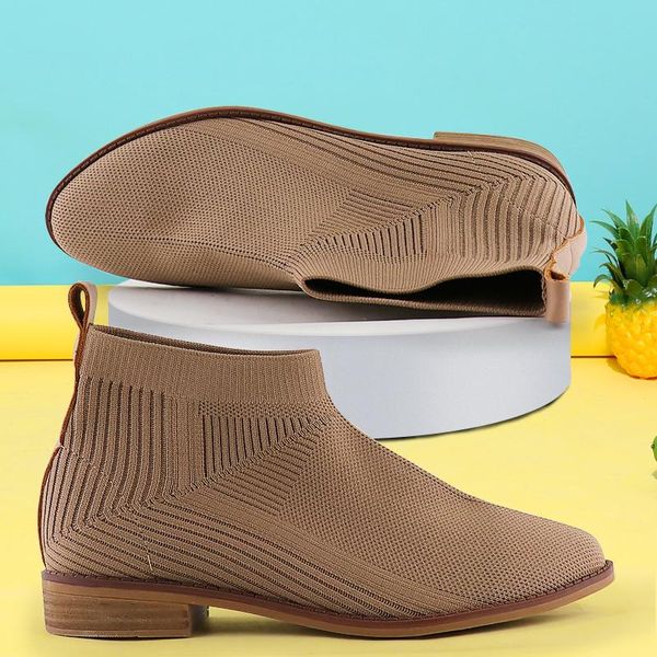 boots 2021 fabrics sock women shoes elastic stretch knit wood bottom ladies slip on plus size 41, Black
boots 2021 fabrics sock women shoes elastic stretch knit wood bottom ladies slip on plus size 41, Black