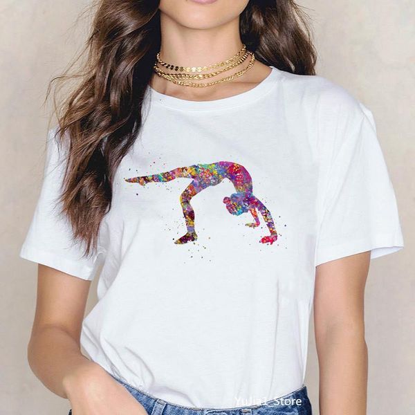 t-shirts for women watercolor gymnastics art print tee shirt femme summer new fashion shite t shirt gymnast gift, White
t-shirts for women watercolor gymnastics art print tee shirt femme summer new fashion shite t shirt gymnast gift, White