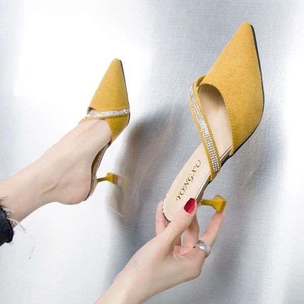 loafers shoes slippers heels flock slipers women cover toe slides med fashion high thin summer 2021 flat pointed luxury fabric p, Black
loafers shoes slippers heels flock slipers women cover toe slides med fashion high thin summer 2021 flat pointed luxury fabric p, Black