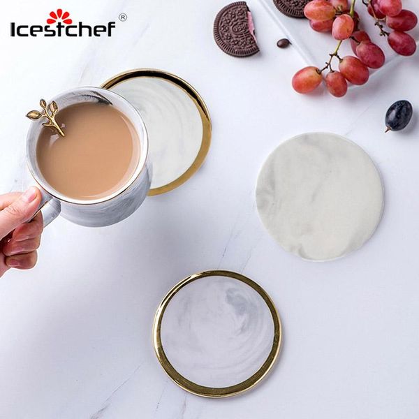 mats & pads icestchef marble ceramic plating gold cup non-slip insulation coffee tea
mats & pads icestchef marble ceramic plating gold cup non-slip insulation coffee tea