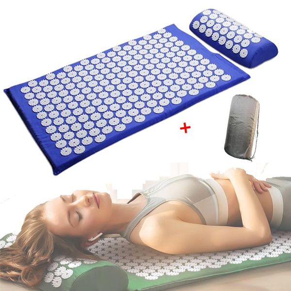 yoga mats 68*42cm massage mat acupuncture relieve stress back body pain foot massager cushion pillow set 2021
yoga mats 68*42cm massage mat acupuncture relieve stress back body pain foot massager cushion pillow set 2021