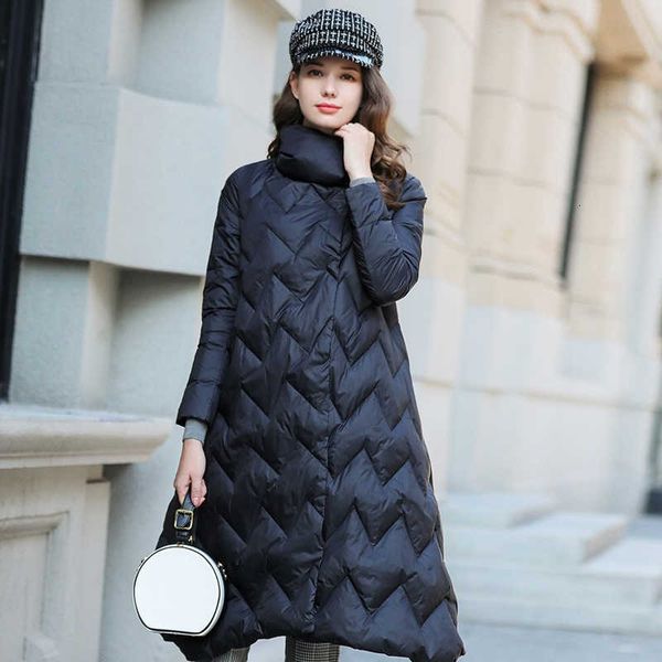 women's down jacket 2021 winter fashion puffer long coat female asymmetric thick warm parkas casual ladies outerwear plus size, Black
women's down jacket 2021 winter fashion puffer long coat female asymmetric thick warm parkas casual ladies outerwear plus size, Black