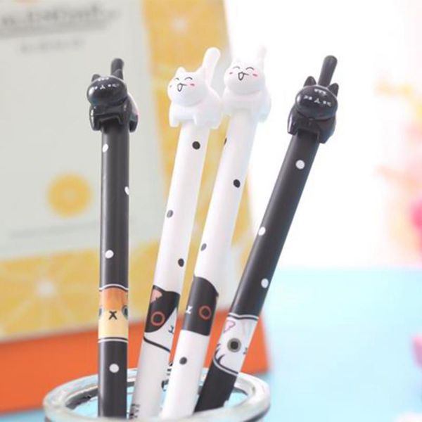 gel pens 1pcs cute kawaii cat black ink pen 0.38mm ball point cartoon plastic for writing office school supplies
gel pens 1pcs cute kawaii cat black ink pen 0.38mm ball point cartoon plastic for writing office school supplies
