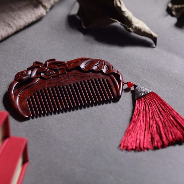 hair brushes red sandalwood carved wood comb dense tooth printing engraving retro style gift hairdressing massage modeling tools, Silver
hair brushes red sandalwood carved wood comb dense tooth printing engraving retro style gift hairdressing massage modeling tools, Silver