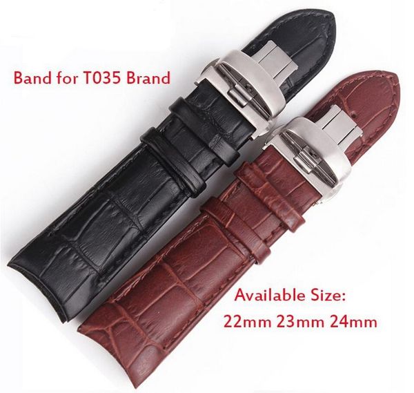 watch bands genuine leather strap for t035 wristband curve end black brown watchband men 22mm 23mm 24mm
watch bands genuine leather strap for t035 wristband curve end black brown watchband men 22mm 23mm 24mm