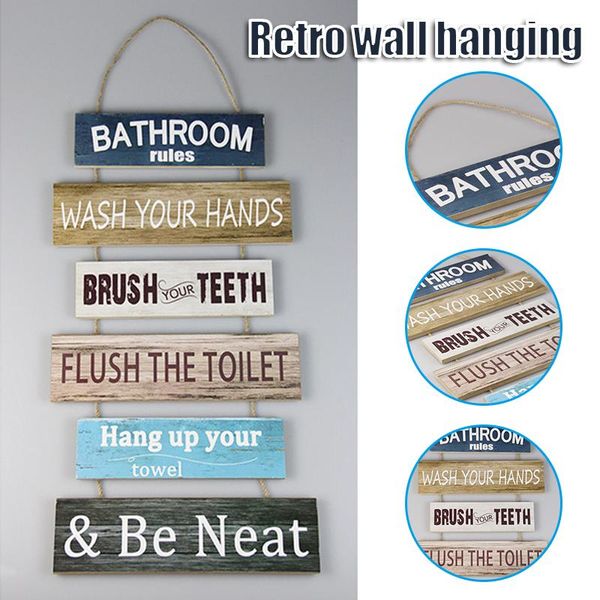 decorative objects & figurines wooden hanging ornament retro wall decoration crafts home accessories letter pattern pendant for bathroom
decorative objects & figurines wooden hanging ornament retro wall decoration crafts home accessories letter pattern pendant for bathroom