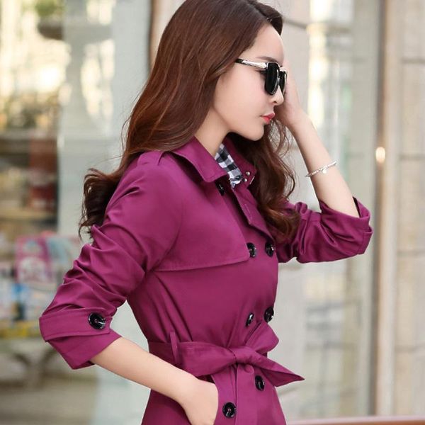 women's trench coats 2021 spring autumn brand casual coat for women plus size long double breasted slim windbreaker outerwear w745, Tan;black
women's trench coats 2021 spring autumn brand casual coat for women plus size long double breasted slim windbreaker outerwear w745, Tan;black