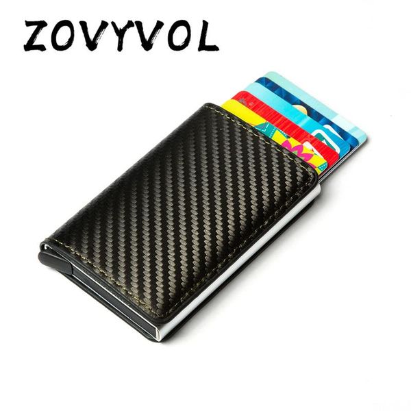 card holders zovyvol 2021 rfid thin case metal holder clutch bounce smart wallet cardbon fiber brown leather aluminum box slim, Brown;gray
card holders zovyvol 2021 rfid thin case metal holder clutch bounce smart wallet cardbon fiber brown leather aluminum box slim, Brown;gray