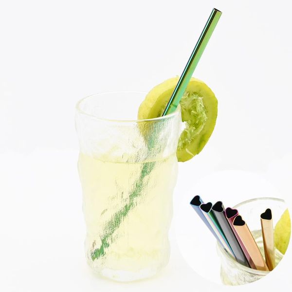 drinking straws reusable metal straw set colorful heart-shaped bubble tea 304 stainless steel milkshake bar party accessory
drinking straws reusable metal straw set colorful heart-shaped bubble tea 304 stainless steel milkshake bar party accessory