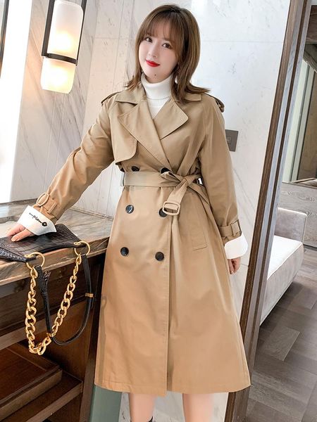 women's two piece pants fashion suit, paragraph dust coat grows in double-breasted accept waist lapels winter plus sizes large size, White
women's two piece pants fashion suit, paragraph dust coat grows in double-breasted accept waist lapels winter plus sizes large size, White