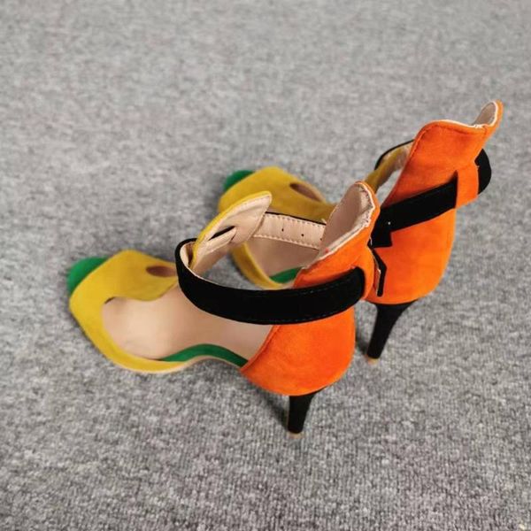 dress shoes woman summer open toe t strap buckle high heel sandal real po large size custom make pos, Black
dress shoes woman summer open toe t strap buckle high heel sandal real po large size custom make pos, Black