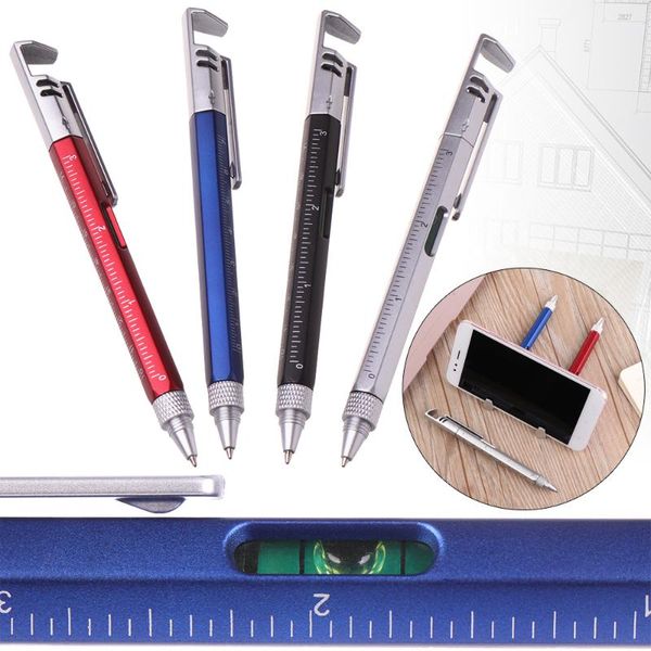 1pc creative plastic ballpen spirit level pens screwdriver ballpoint stationery writing tool phone holder school office supplies, Blue;orange
1pc creative plastic ballpen spirit level pens screwdriver ballpoint stationery writing tool phone holder school office supplies, Blue;orange