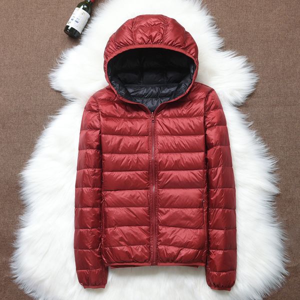 2021 new women ultra light down jacket casual plus size 4xl double side reversible coats with portable bag female outwear ajl6, Black
2021 new women ultra light down jacket casual plus size 4xl double side reversible coats with portable bag female outwear ajl6, Black