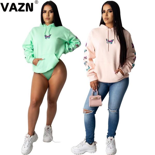 women's hoodies & sweatshirts vazn 2021 autumn high-end fresh clear simple daily regular young office casual style hooded full sleeve w, Black
women's hoodies & sweatshirts vazn 2021 autumn high-end fresh clear simple daily regular young office casual style hooded full sleeve w, Black