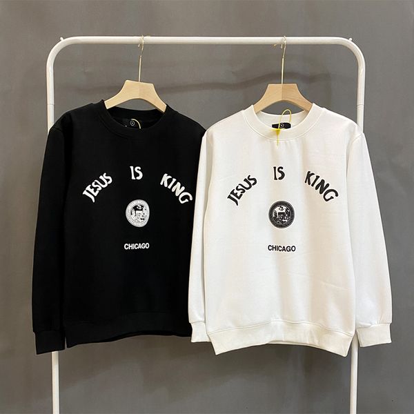 2021 new kanye west jesus rei 3d es carta impresso casual moletom masculino e feminino solto o pescoo velo hoodies coisas estranhas com capu, Black
2021 new kanye west jesus rei 3d es carta impresso casual moletom masculino e feminino solto o pescoo velo hoodies coisas estranhas com capu, Black